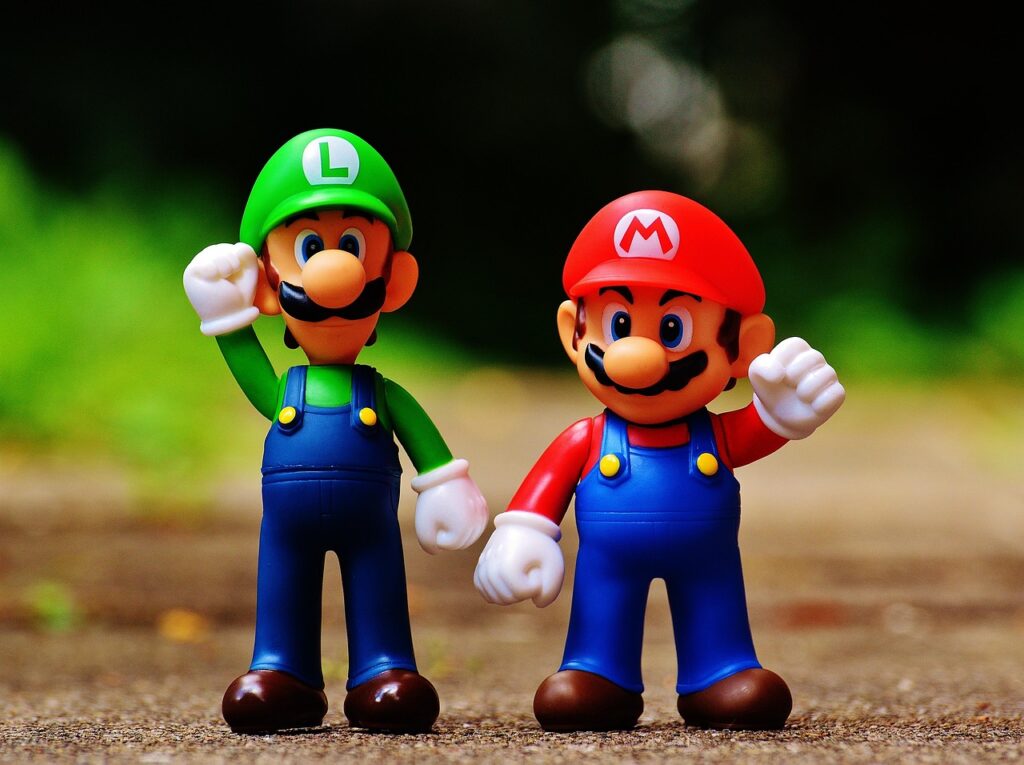 Mario and Luigi toys