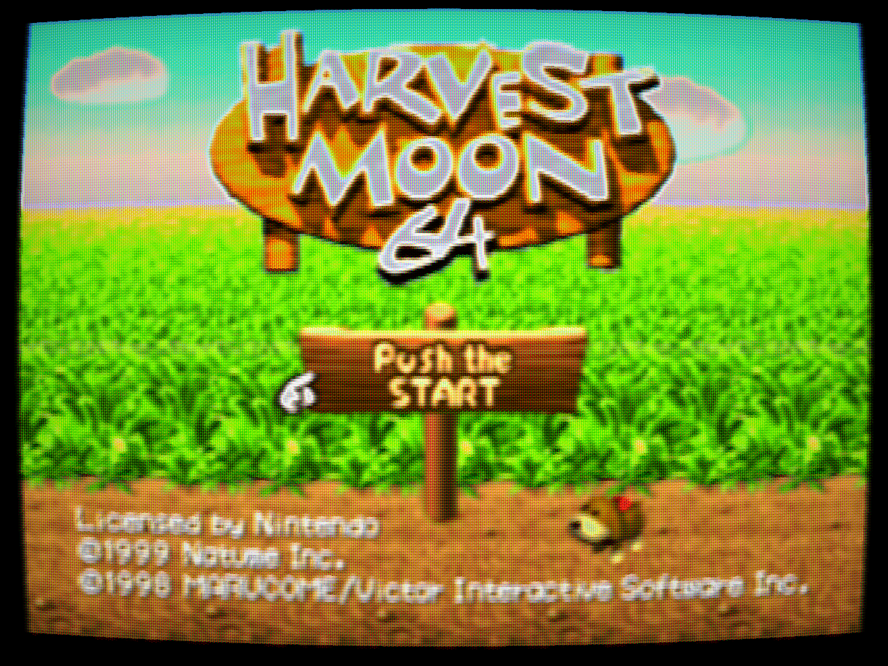Harvest Moon title screen