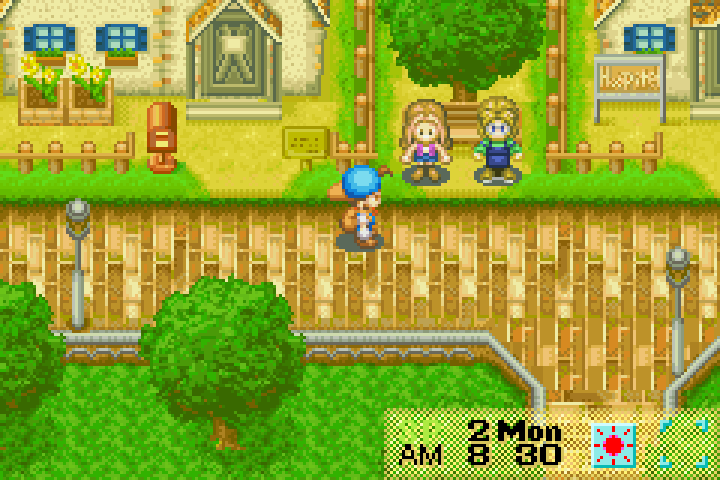Meeting the villagers in Harvest Moon