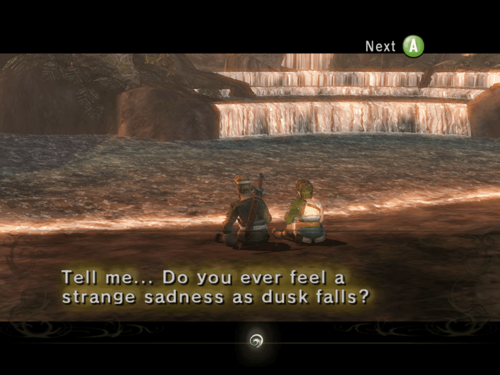 Tell me... Do you ever feel a strange sadness as dusk falls?