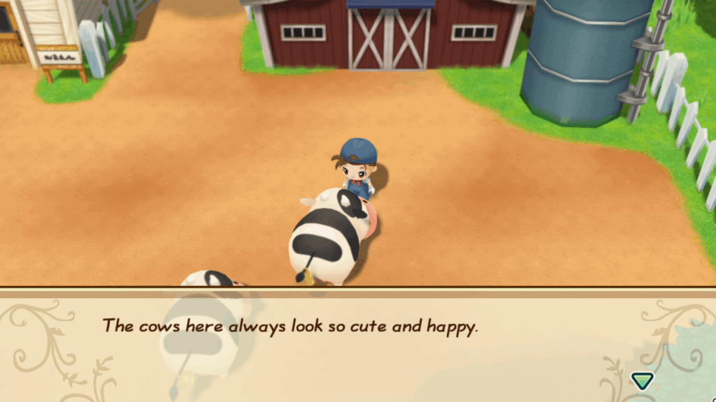 The cows here always looks so cute and happy!